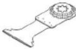 BOSCH GOP 185LI Professional - Choix de l'accessoire de travail - 9