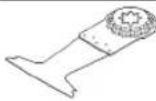 BOSCH GOP 185LI Professional - Choix de l'accessoire de travail - 11