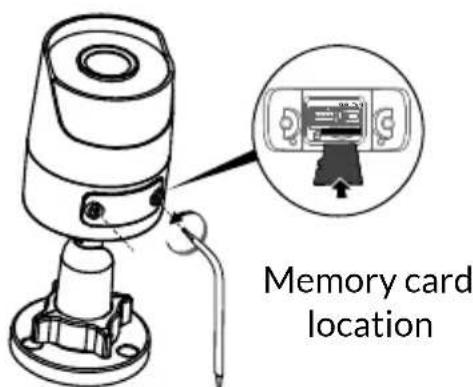 DELTA DORE Tycam 1100 - Replacing the memory card - 1