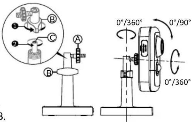 DELTA DORE Tycam 1100 - Support assembly - 1