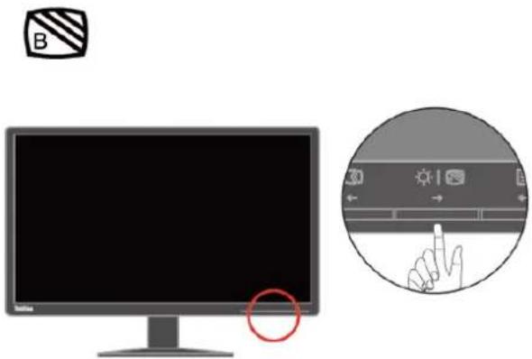 LENOVO ThinkVision E2410 - Connector et allumer votre moniteur - 9