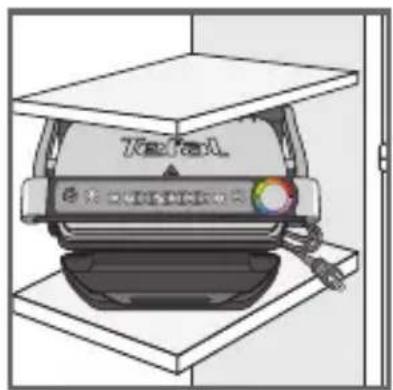 TEFAL OptiGrill GC705D - Varmhällning - 9