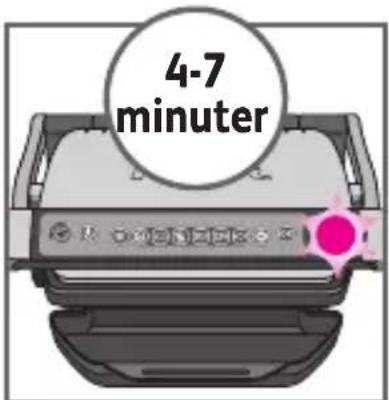 TEFAL OptiGrill GC705D - tillagningsprogram och 1 manuellt lage - 2