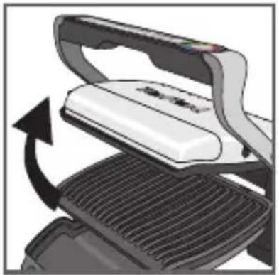 TEFAL OptiGrill GC705D - tillagningsprogram och 1 manuellt lage - 4