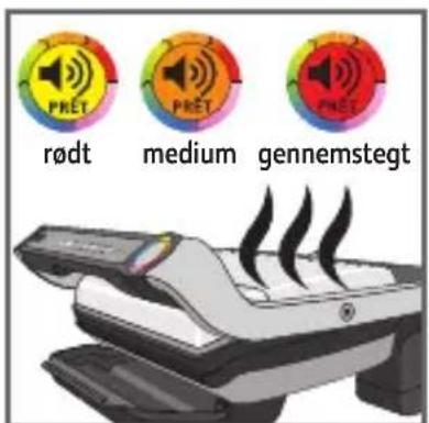 TEFAL OptiGrill GC705D - tilberedningsprogrammer og 1 manuel Funktion - 10