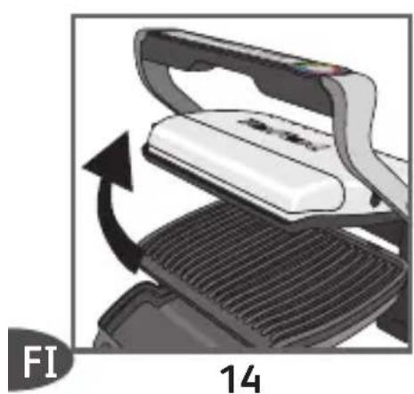 TEFAL OptiGrill GC705D - paisto-ohjelmaa ja 1 manuaalinen käytötila - 5