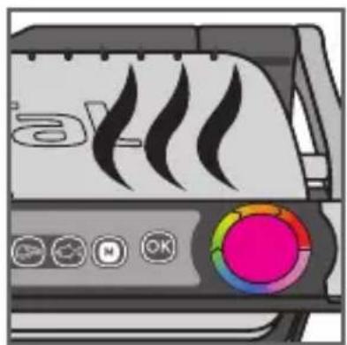 TEFAL OptiGrill GC705D - bakprogramma's en 1 handbediening - 3