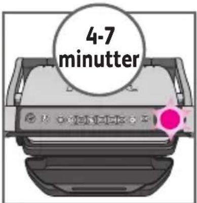 TEFAL OptiGrill GC705D - tilberedningsprogrammer og 1 manuel Funktion - 2