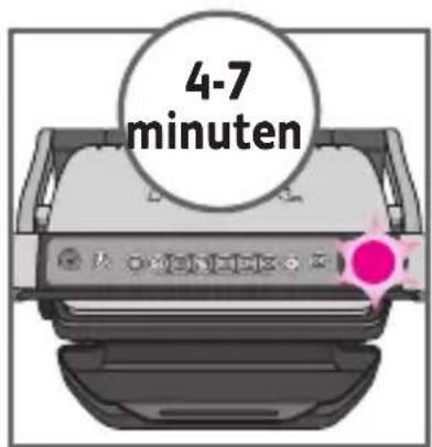 TEFAL OptiGrill GC705D - bakprogramma's en 1 handbediening - 2