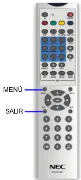 NEC MultiSync LCD3735WXM - Ajustar la configuración IDIOMA (LANGUAGE) - 1