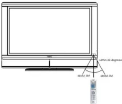 NEC MultiSync LCD3735WXM - Mises en garde pour l'utilisation de la télécommande - 1