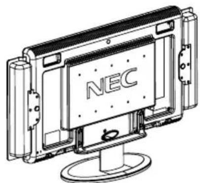 NEC MultiSync LCD3735WXM - Fixer les haut-parleurs - 4