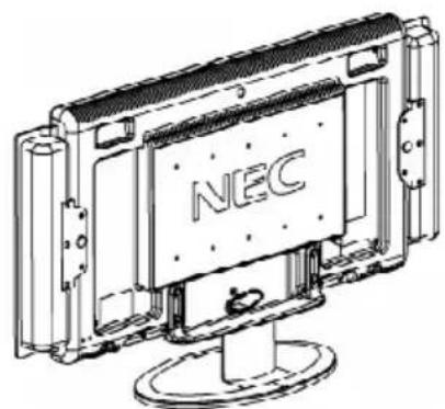 NEC MultiSync LCD3735WXM - Attaching the speakers - 4