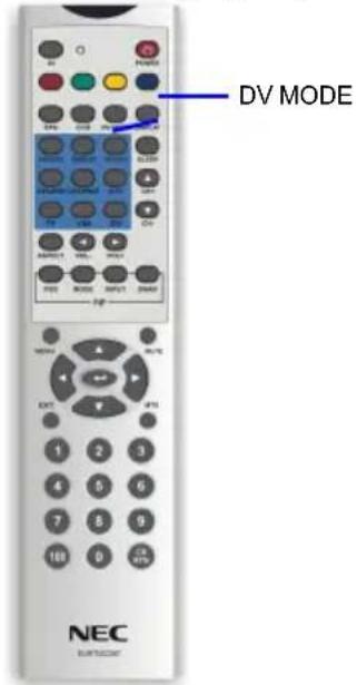 NEC MultiSync LCD3735WXM - Régler les paramètres du mode DV - 1