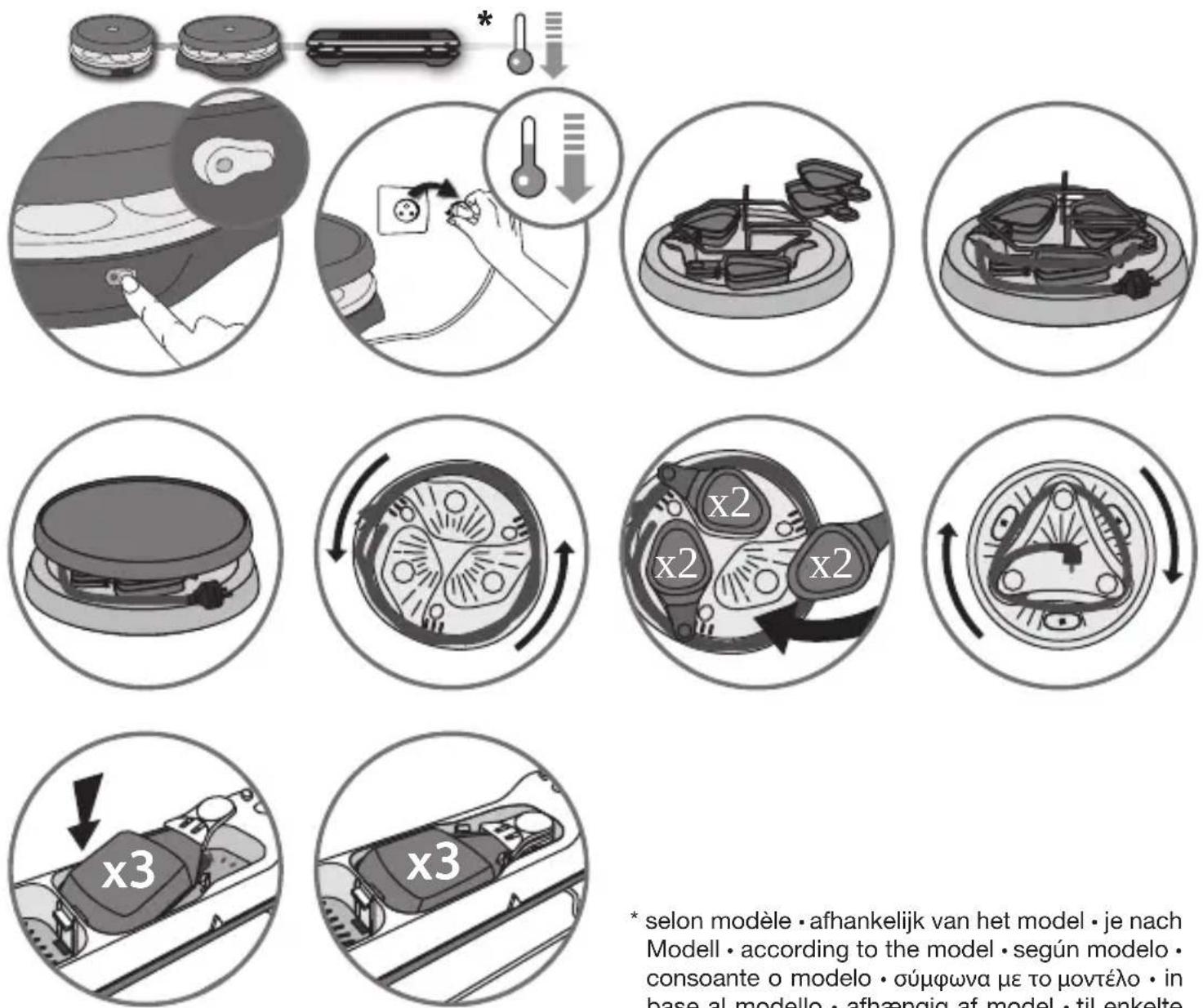 TEFAL Colormania RE12A5 - CONSIGNAS DE SEGURIDAD PRECAUCIONES IMPORTANTES - 19