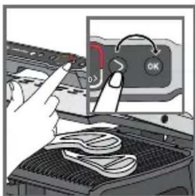 TEFAL OptiGrill Elite GC7508 - Cooking in manual mode - 7