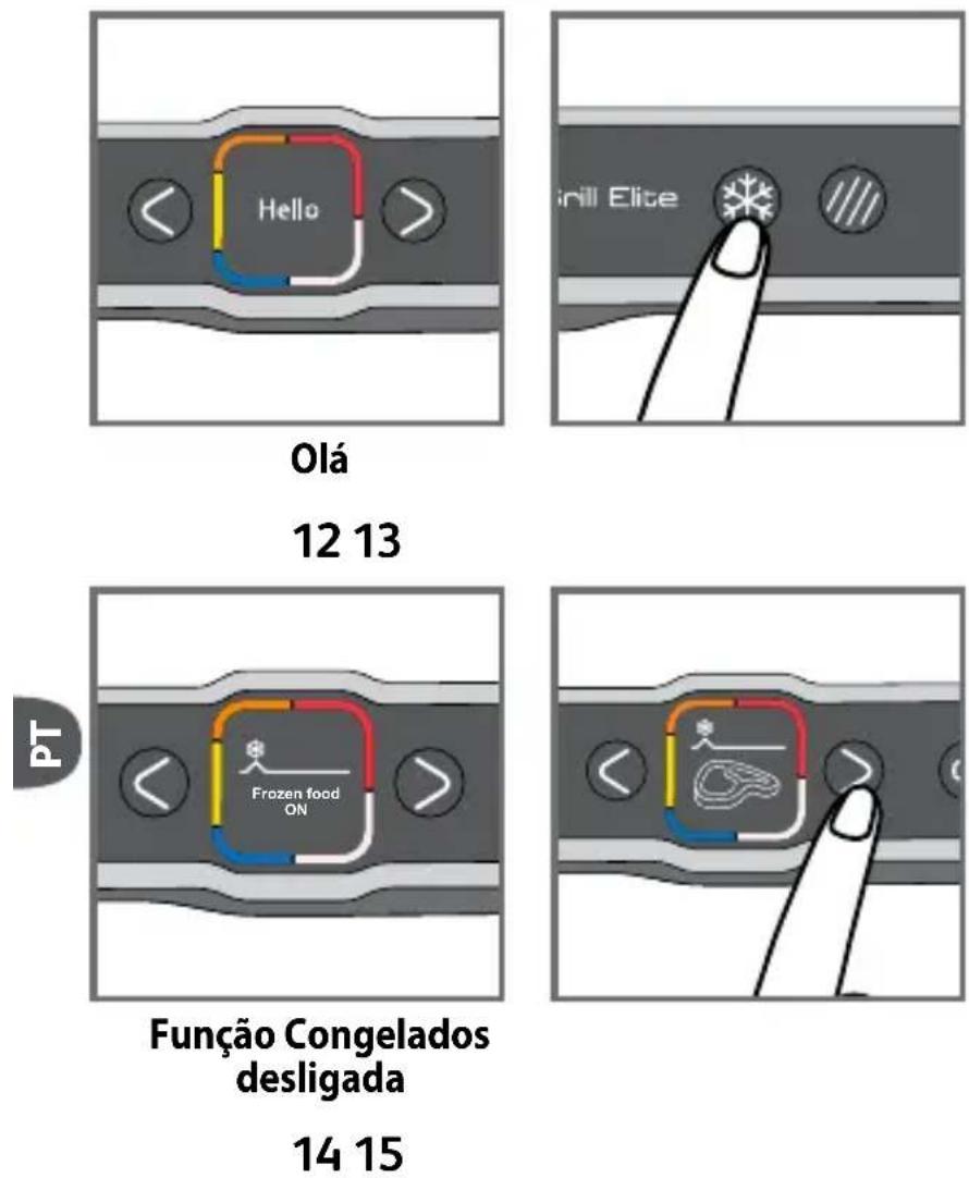 TEFAL OptiGrill Elite GC7508 - Função Alimentos Congelados No modo automático - 2