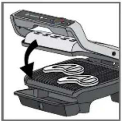 TEFAL OptiGrill Elite GC7508 - Cooking in automatic mode - 9
