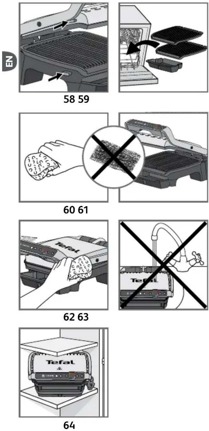 TEFAL OptiGrill Elite GC7508 - End of use - 6