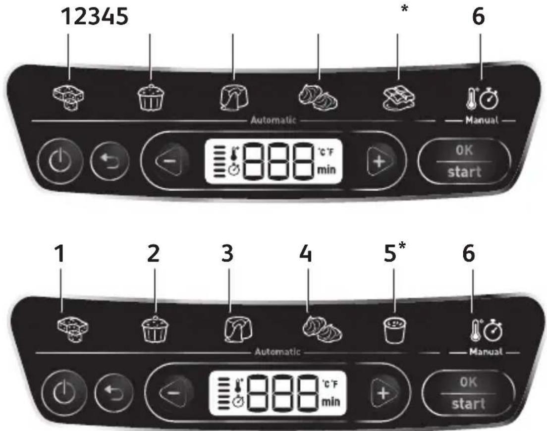 TEFAL Cake Factory KD8101 - Présentation des programmes - 1