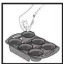 TEFAL Cake Factory KD8101 - Moule aluminium anti-adhésif - 6