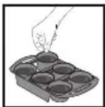 TEFAL Cake Factory KD8101 - Steel moulds\* - 2