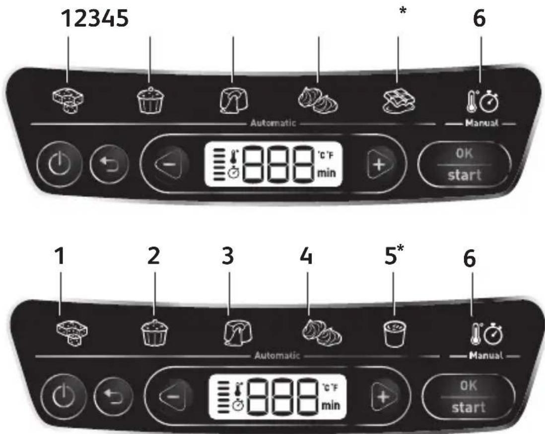 TEFAL Cake Factory KD8101 - Prezentarea programelor - 1