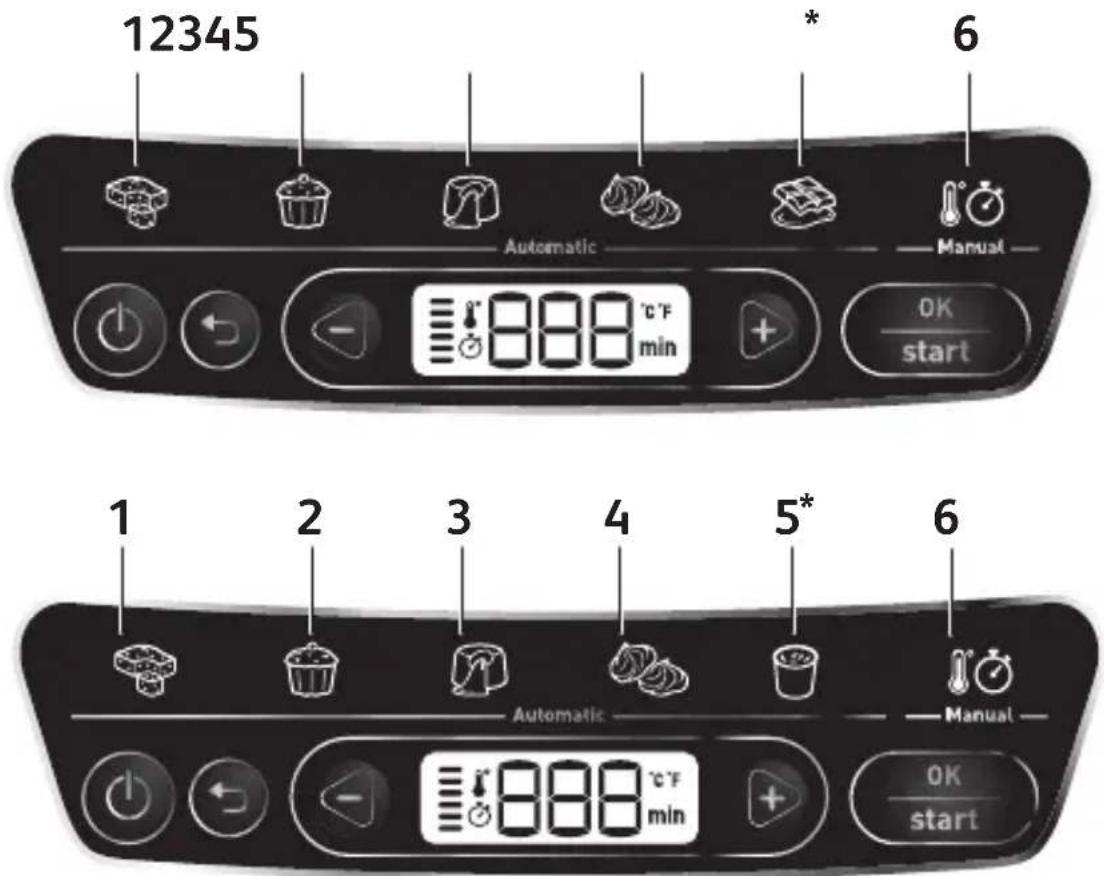 TEFAL Cake Factory KD8101 - Описание программ - 1