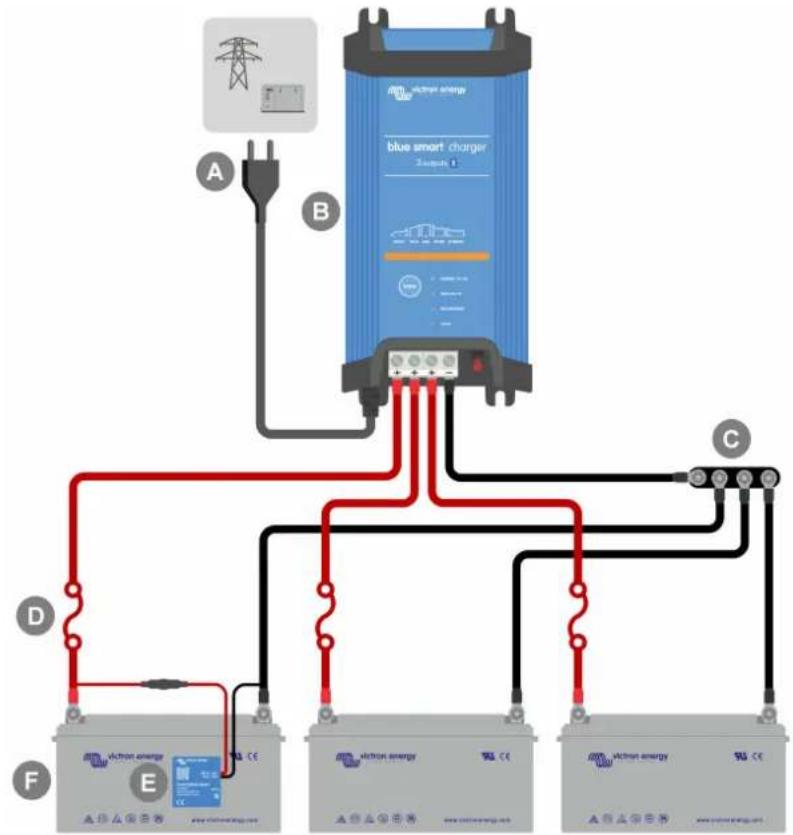 VICTRON ENERGY Blue Smart IP22 - Batteries multiples avec smart battery sense - 1