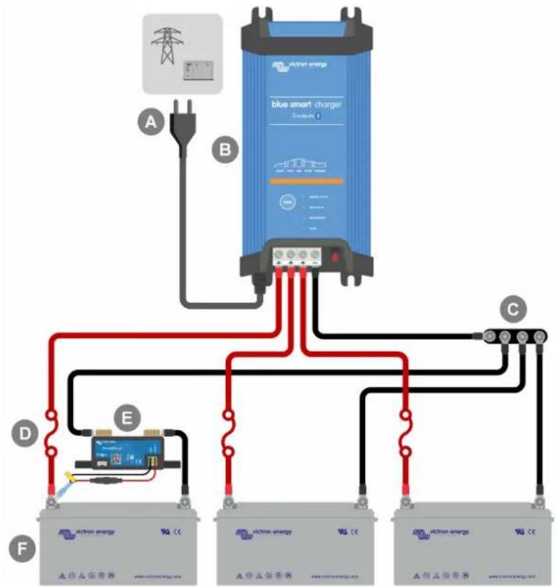 VICTRON ENERGY Blue Smart IP22 - Batteries multiples avec smartshunt - 1