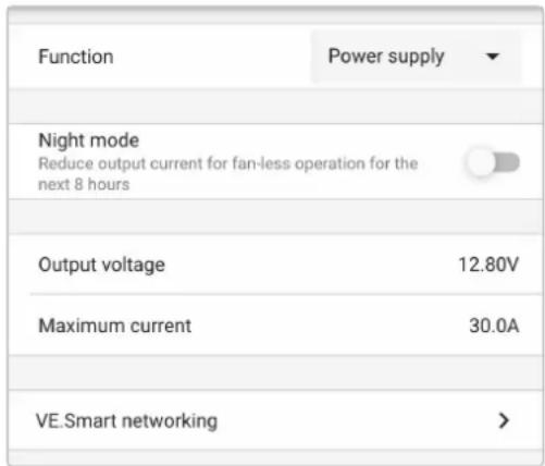 VICTRON ENERGY Blue Smart IP22 - Pour activer le mode alimentation : - 5