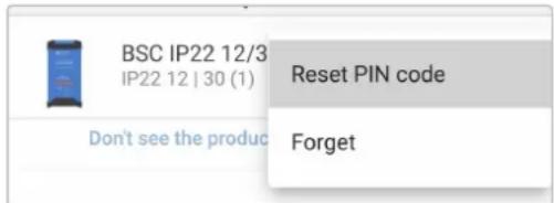 VICTRON ENERGY Blue Smart IP22 - Réinitialisation du code PIN via bluetooth - 2