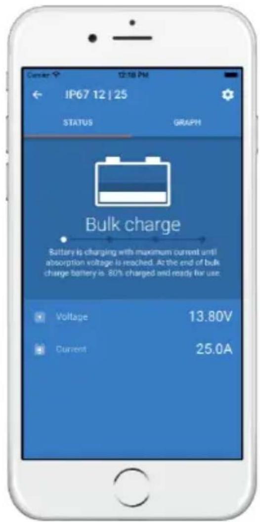 VICTRON ENERGY Blue Smart IP67 - VictronConnect: Blue Smart IP67 charger pages - 2