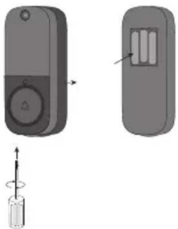 DIO DiOBELLB11 - Installatie van de batterij van de buitenunit - 1