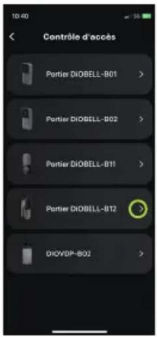 DIO DiOBELLB12 - ajout de la sonnette dans l'application - 3