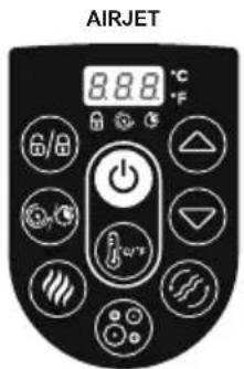 BESTWAY LayZSpa 60233 - A KEZELÖPANEL - 1