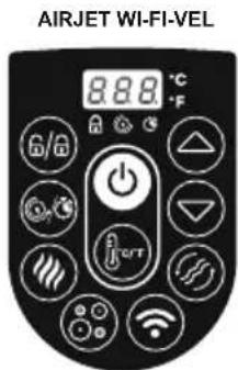 BESTWAY LayZSpa 60233 - A KEZELÖPANEL - 2