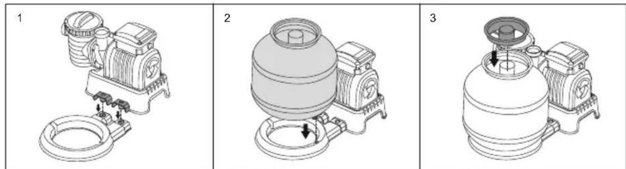 BESTWAY Hydrium 561CU - LISÄÄ UIMA-ALTAASEEN KELPAAVAA SUODATINHIEKKAA TAI FLOWCLEAR™ POLYSPHEREA. - 1