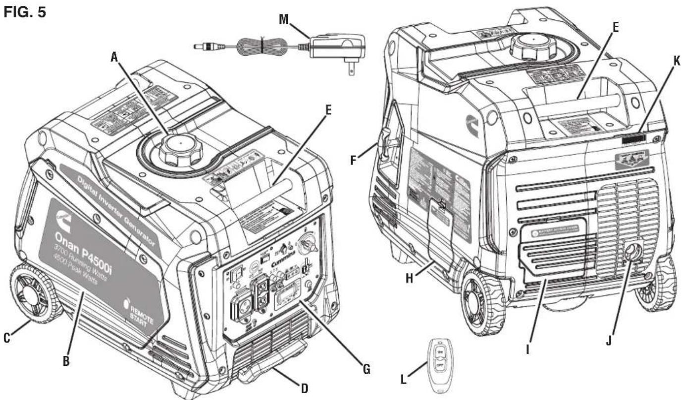 Cummins Onan P4500i - ECO MODE SWITCH - 1