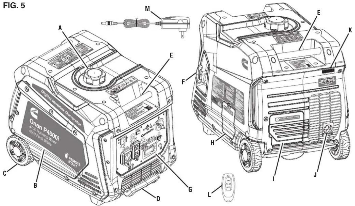 Cummins Onan P4500i - INTERRUPTOR DE MODO ECO - 1