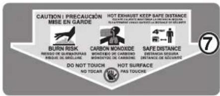 Cummins Onan P4500i - SAFETY LABELS AND DECALS - 5