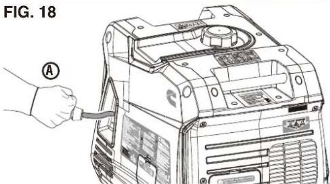 Cummins Onan P4500i - STOPPING THE GENERATOR - 2