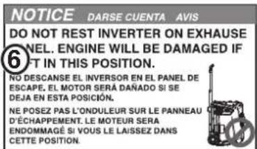 Cummins Onan P4500i - SAFETY LABELS AND DECALS - 4