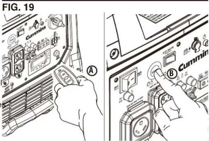 Cummins Onan P4500i - STOPPING THE GENERATOR - 3
