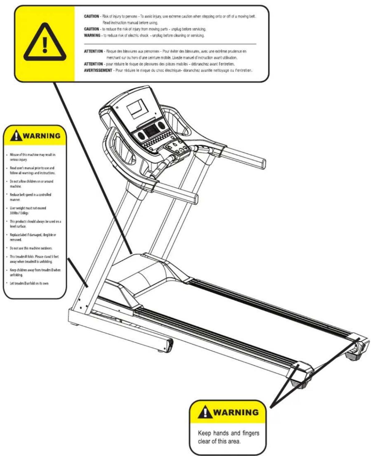Bladez 200T - WARNING AND LABELS - 1