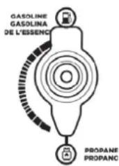 Cummins Onan P9500df - INTERRUPTOR SELECTOR DE COMBUSTIBLE - 2