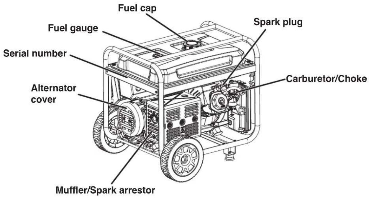 Cummins Onan P9500df - GENERATOR COMPONENTS - 1