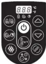 BESTWAY SaluSpa 60176 - PAINEL DE CONTROLO - 1