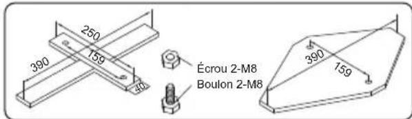 BESTWAY Steel Pro 561ED - Fixation d'une BASE - 2