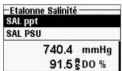 YSI Professional Plus - Étalonnage de la salinité - 1